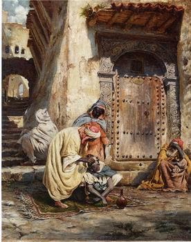 unknow artist Arab or Arabic people and life. Orientalism oil paintings 444 France oil painting art